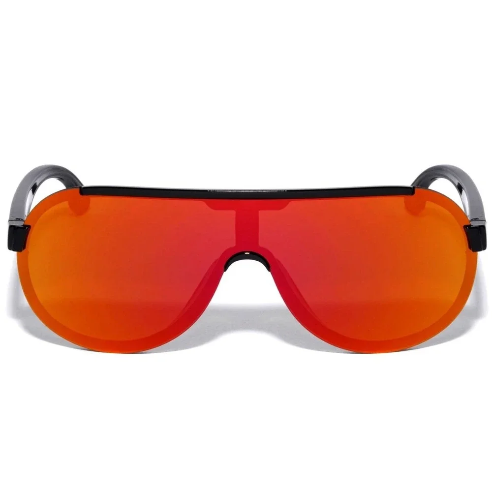 Sunglasses Orange Mirrored Lens Unisex Beach Party‎ Shades Sun Protection Luxury